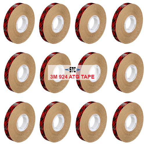 Custom Tapes 3M 924 ATG Adhesive Transfer Tape 1/2" x 36 Yards