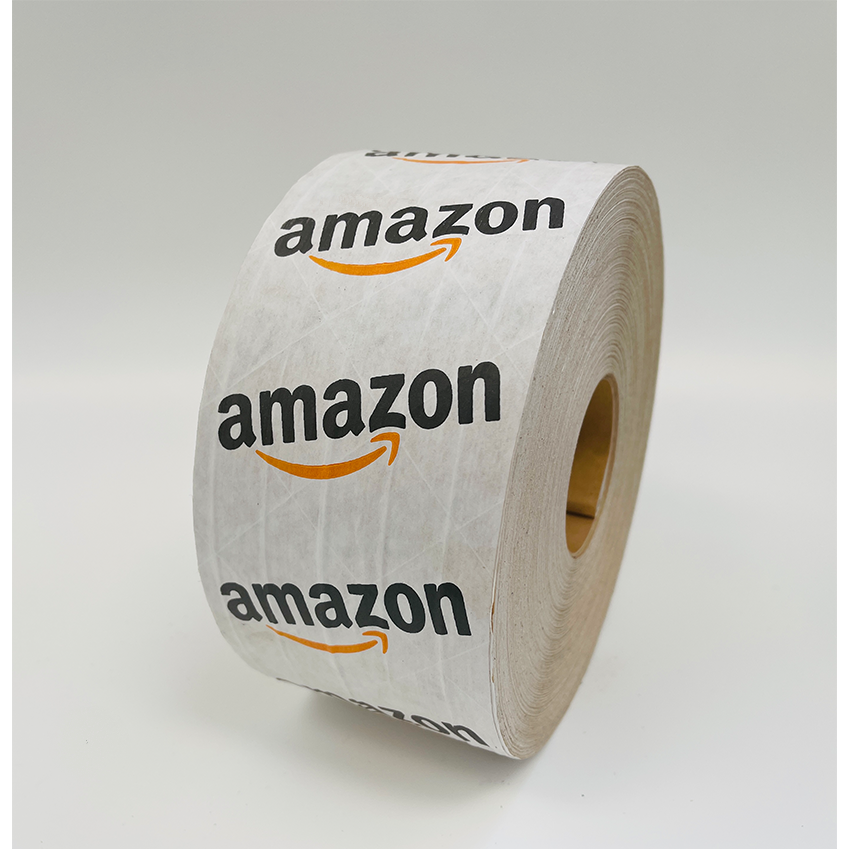 Roll of Custom Printed Masking Tape, ideal for general-purpose sealing or production use