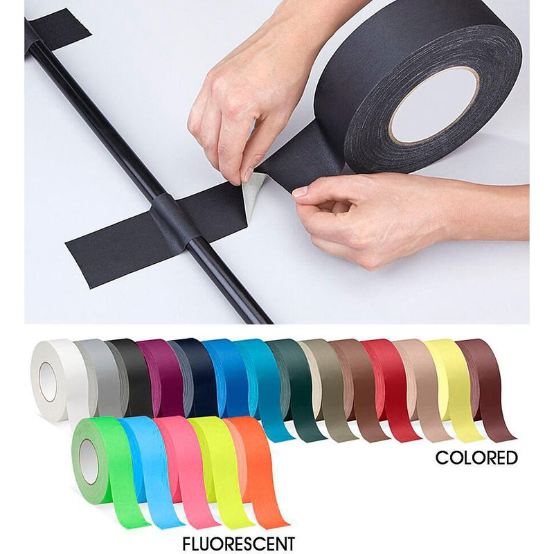 Berry 500 Low Gloss Gaffers Tape - Matte PE Cloth, Clean Removal