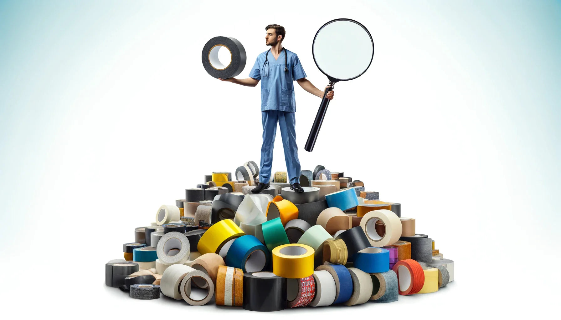 ATG Dispenser roll shown in standard configuration, commonly used in packaging or industrial applications