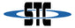 Logo with 'STC' in black and blue on a white background