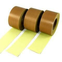 Roll of If Seal is Broken Tape - Tan, ideal for general-purpose sealing or production use