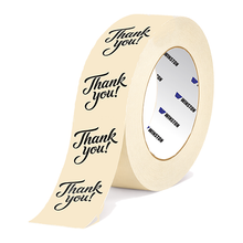 Load image into Gallery viewer, Roll of Custom Printed Thank-you-tape
