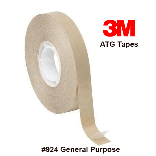 Scotch - 21200058653 ATG Adhesive Transfer Tape 924 Clear, 0.50 in x 36 yd  2.0 mil (Pack of 1)