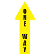 <B>One Way Arrow 4" x 12"  (5 Pack)