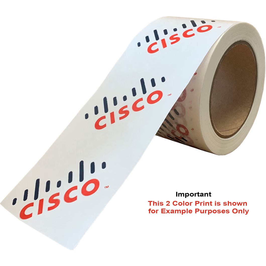 Cisco 2 Color Printed Tape