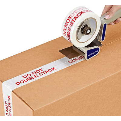 Do Not Double Stack Printed Tape