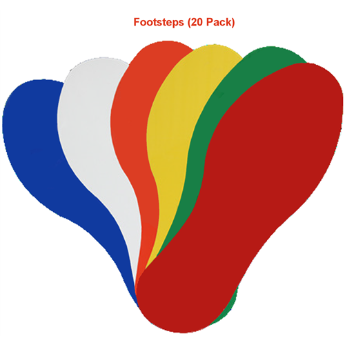 <b>Footsteps 9.5 x 3.5  (20 Pack)