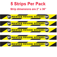 Load image into Gallery viewer, &lt;b&gt;Maintain Safe Distance 2&quot;   (5 Pack)
