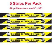 Load image into Gallery viewer, &lt;b&gt;Maintain Safe Distance 3&quot;  (5 Pack)
