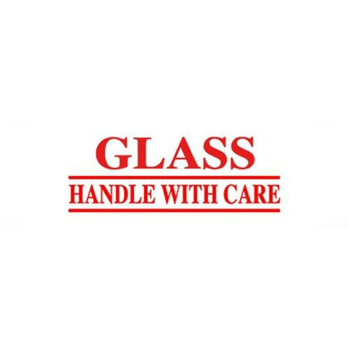 Glass Handle with Care Tape