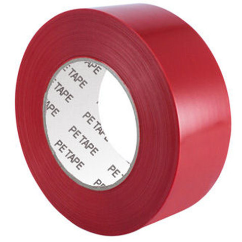 Red Winco Polyethylene Tape