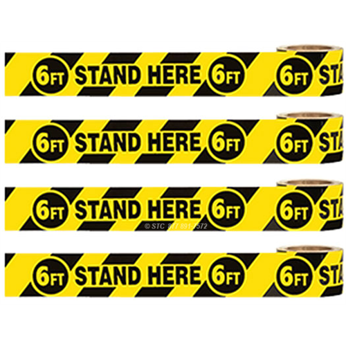 <b>Stand Here Vinyl Safety Tapes 3