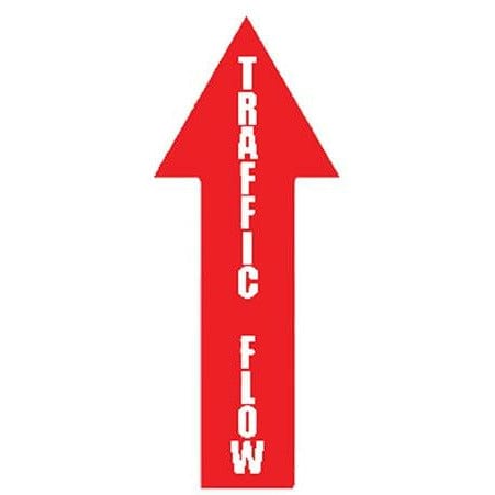 <B>Traffic Flow Arrow 4" x 12"  (5 Pack)