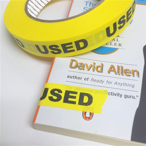 Used Book Sticker Tape – Custom Tapes