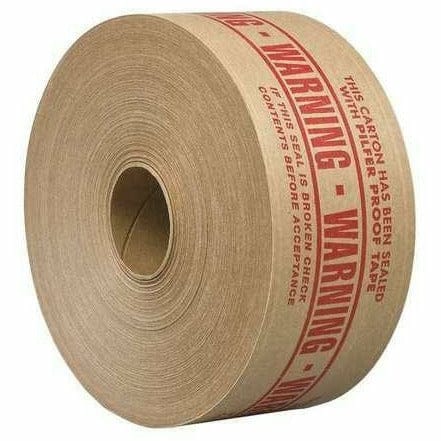 1 Color Printed Brown Tape – 240 Grade Water Activated